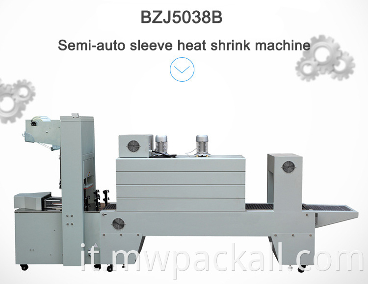 Scatola di cartone interna o confezionatrice semiautomatica per confezionamento termoretraibile di bottiglie in PET per la vendita calda